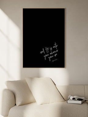 And He Is With You Poster
