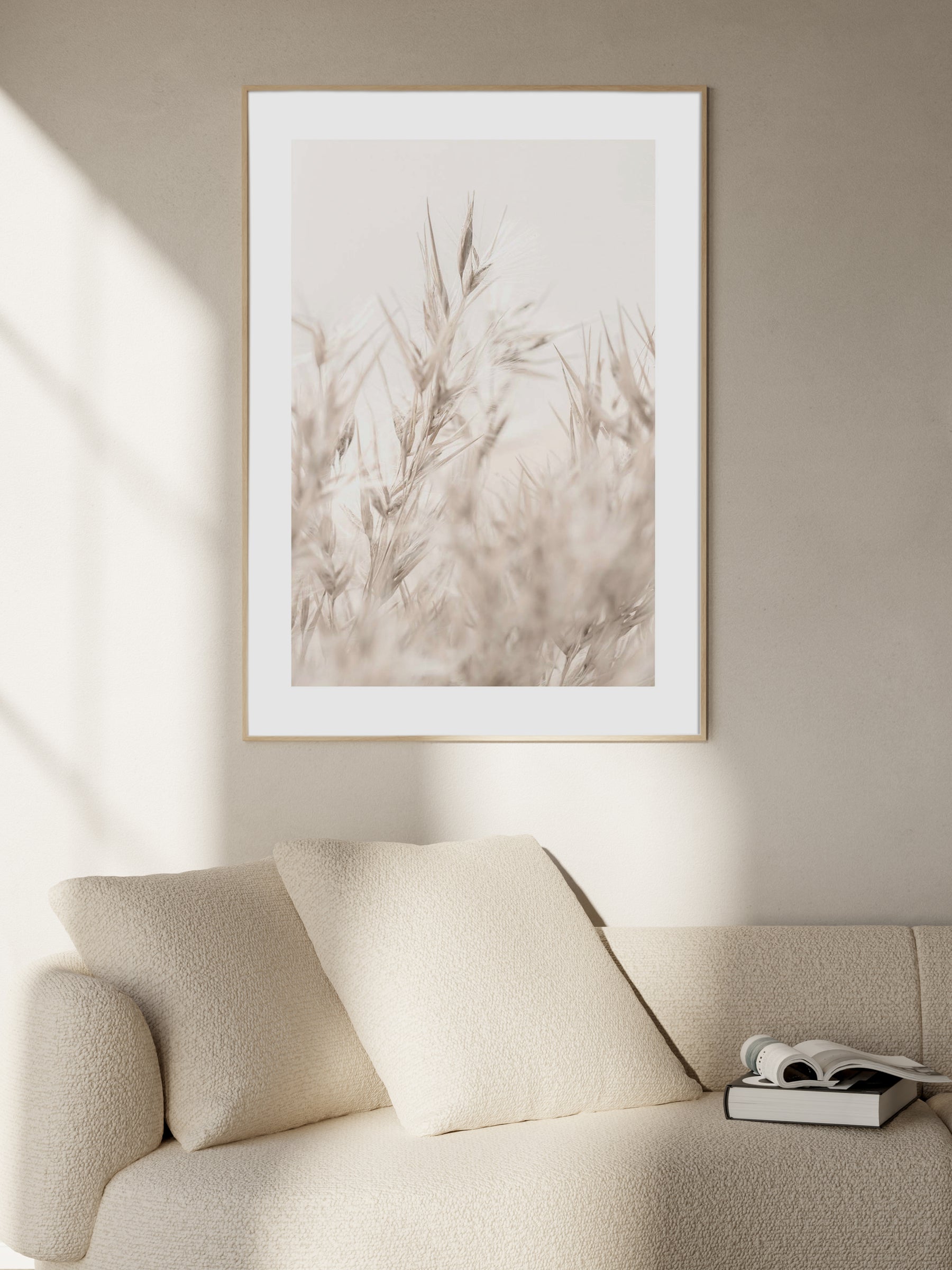 Beige Reed Poster