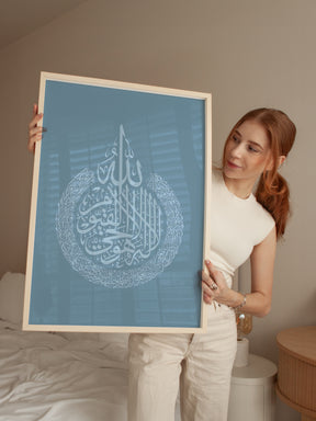 Al Kursi Blue Poster