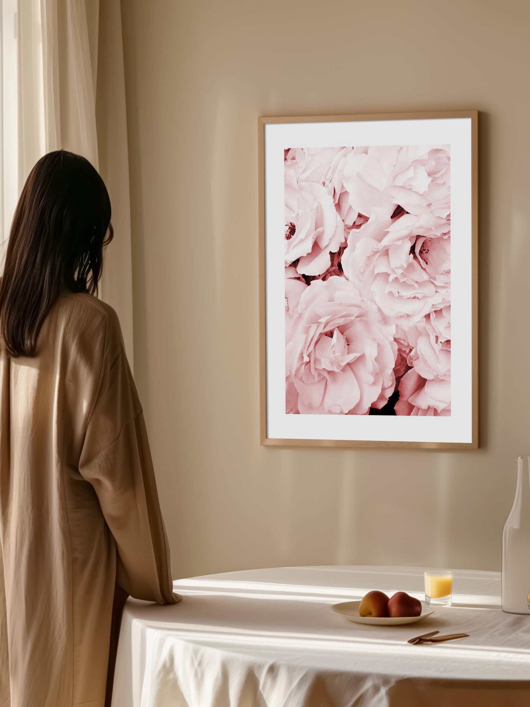 Pink Roses Poster